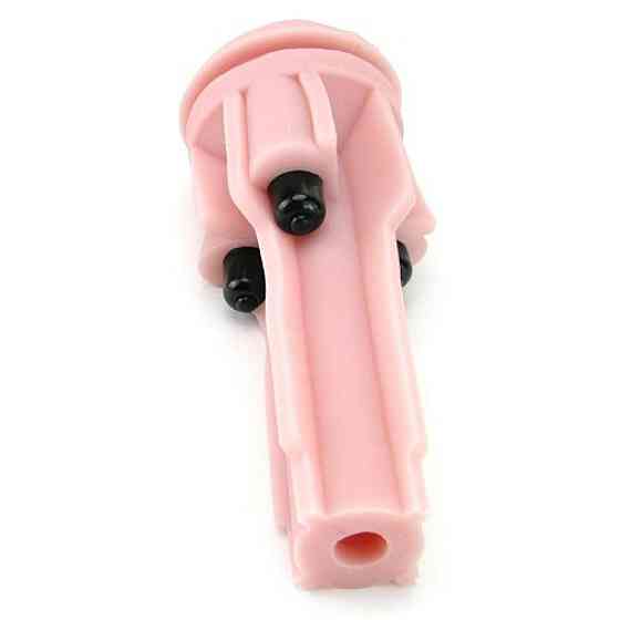 Мастурбатор с вибрацией Fleshlight Vibro Pink Lady Touch, три вибропули, стимулирующий рельеф Sex Aura Киев