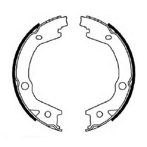 Гальмівні колодки Bosch задні HYUNDAI Tucson (JM) "04-10 0986487738 Харків