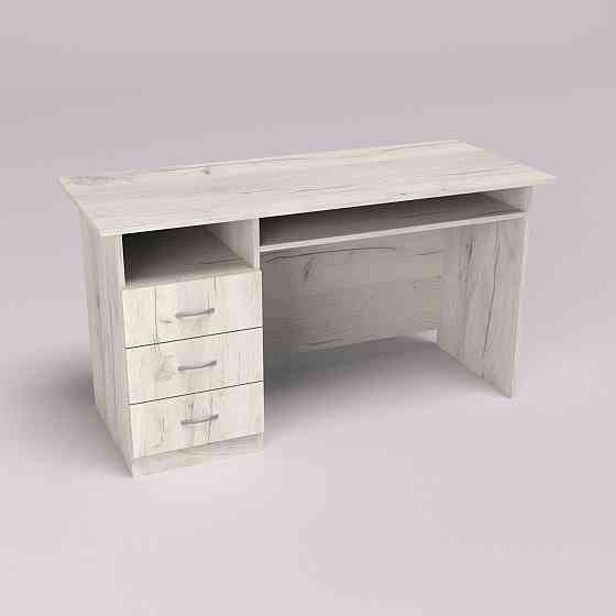 Стол офисный ОСП-3, Дуб Крафт Білий, 1400/600/760 Львов