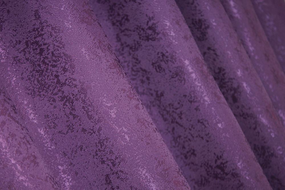 Шторна тканина жакард, колекція "Мармур Al1" колір фіолетовий 1301ш Київ - фото 1