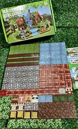 Конструктор магнитный Майнкрафт 150 блоков. Киев
