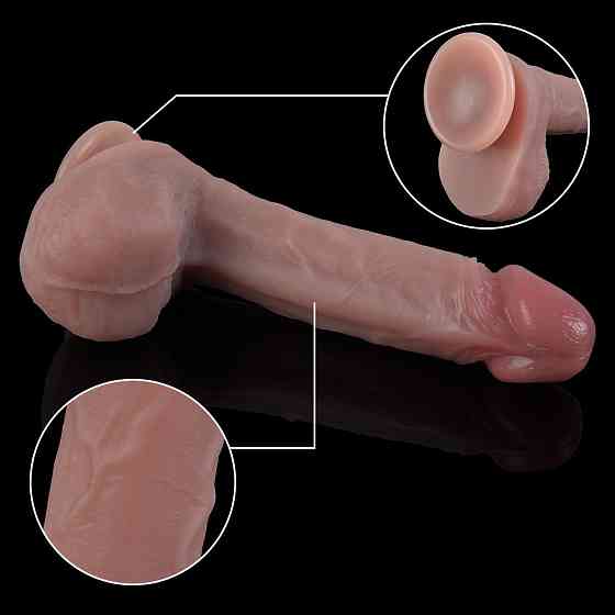 Фалоімітатор - Erospace Natural Play Silicone Dildo D1, 21 см Sex Aura Київ
