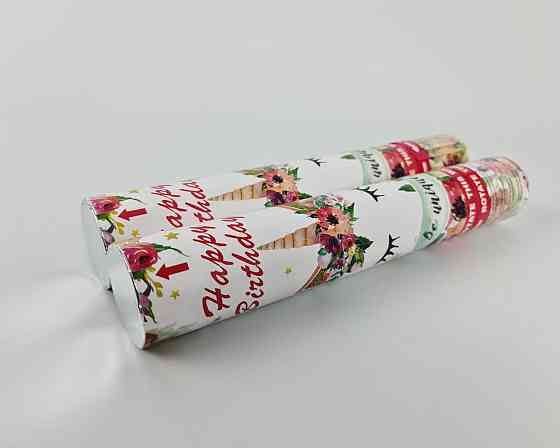 Хлопавка пневматична Єдиноріг квіти, довжина 30 см 4830-02 (1 пачка) Харків