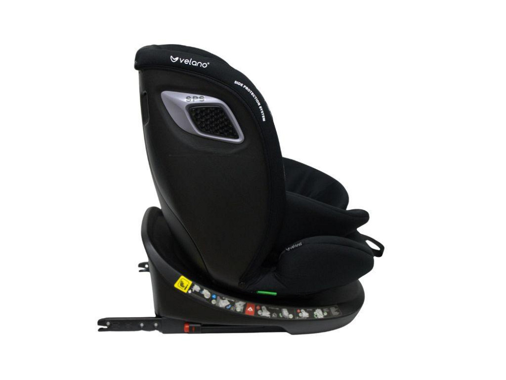 Автокресло VELANO Vento 360° i-Size 40–150 см, ISOFIX + опорная нога, black Киев - изображение 3