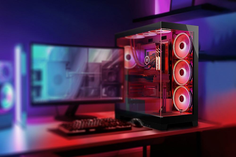 Корпус Modecom VOLCANO SPACE APEX ARGB 4x140mm fans MIDI USB 3.0x2+TYPE-C BLACK без БЖ ATX Вінниця - фото 7