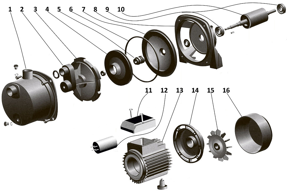 Насос відцентровий Optima JET 80S-PL 0,8кВт нержавійка Тернопіль - фото 4