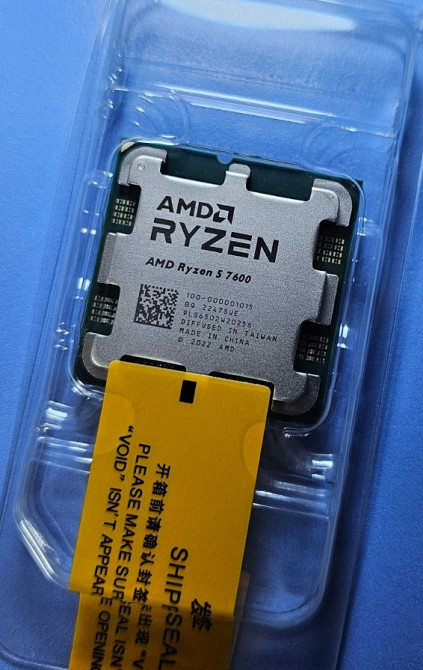 Процессор AMD Ryzen 5 7600 7600X 6/12C 3.8-5.1GHz 38MB Zen4 sAM5 Tray. Київ - фото 5
