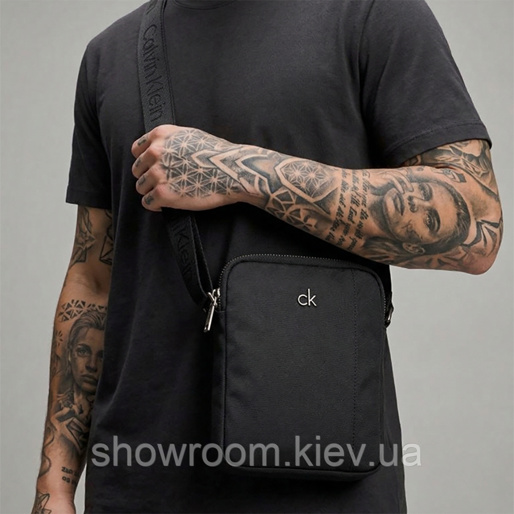 Чоловіча стильна брендова сумка CK (9009-3) Київ - фото 7