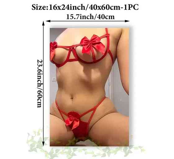 Картина на полотні еротична 40 на 60 см різнобарвний Київ