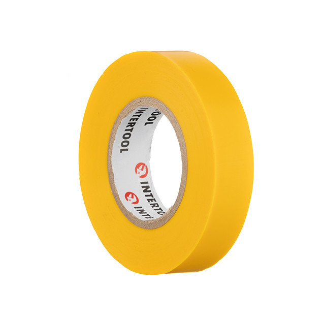 Стрічка ізоляційна 0.15мм*17мм*20м жовта INTERTOOL IT-0052 Киев - изображение 3