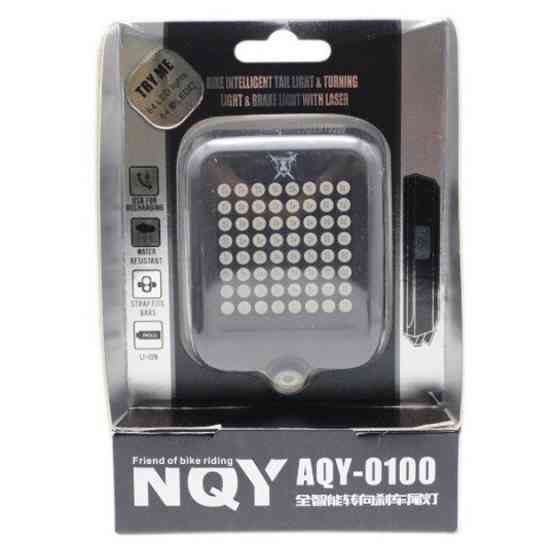 Задній акумуляторний велоліхтар, Світловідбивач на вело, Ліхтар для нічної їзди, Мигалка велосипедна HN-12 Львів