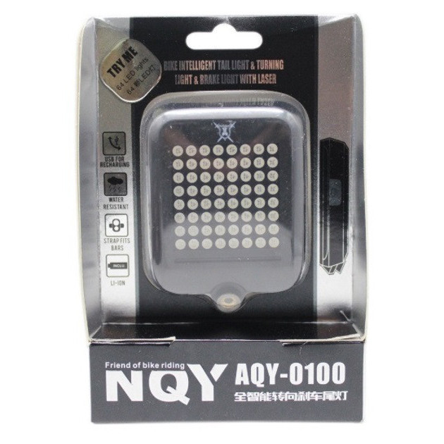 Задній акумуляторний велоліхтар, Світловідбивач на вело, Ліхтар для нічної їзди, Мигалка велосипедна HN-12 Львів - фото 1