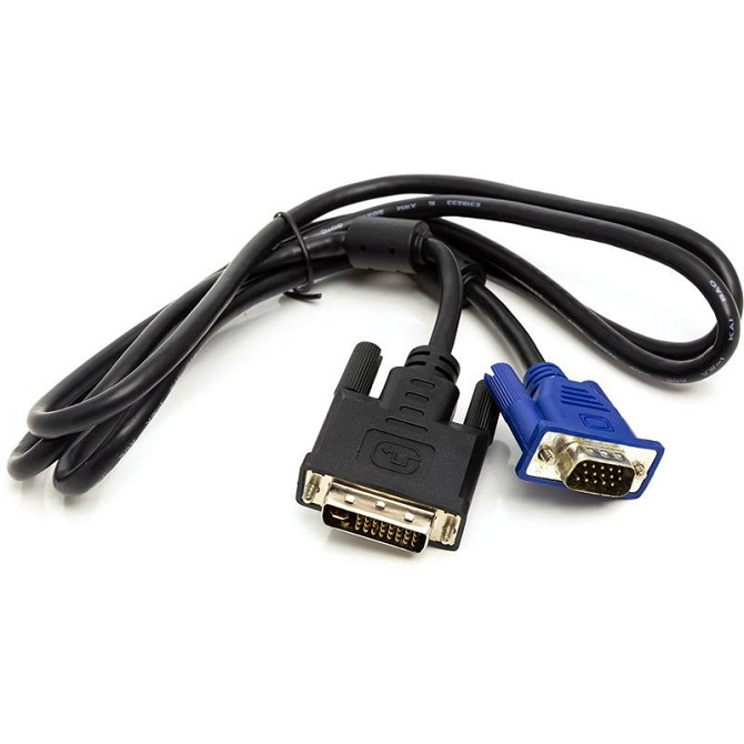 Кабель перехідник DVI - VGA 1.5м Луцьк - фото 1