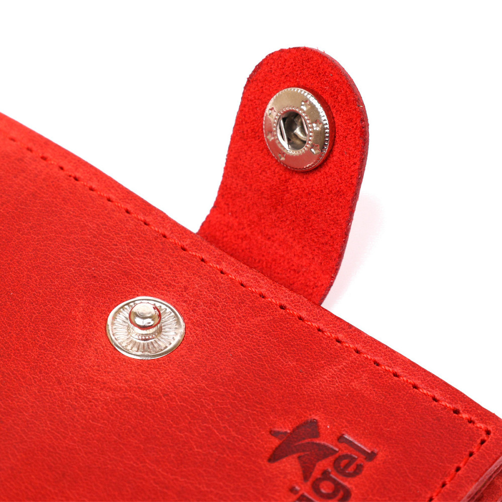 Современное женское портмоне Shvigel 16497 Красный Киев - изображение 5