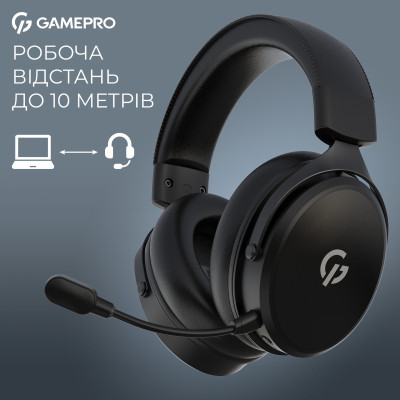 Навушники GamePro Asgard Skadi Wireless Black (HSW191B) Вінниця - фото 3