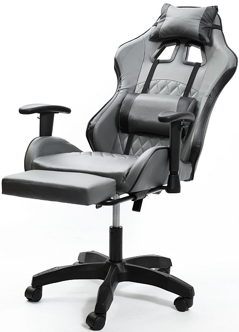 Кресло геймерское DIEGO Raptor gray Киев - изображение 3