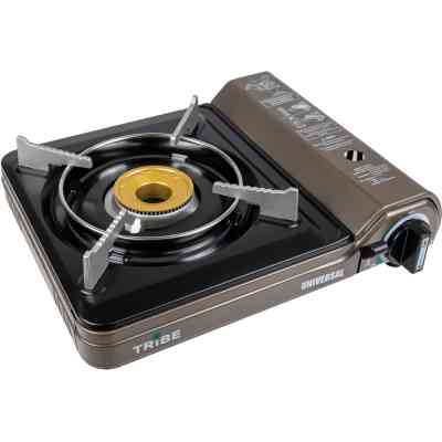 Портативная газовая плитка Tribe Universal Grey (T-HD-0003-grey) Винница