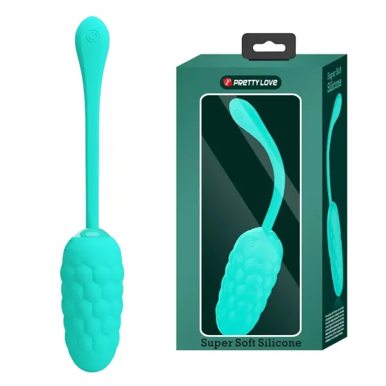 Виброяйцо с рельефным дизайном Pretty Love - MARINA EGG Green, BI-014708-4 Sex Aura Киев