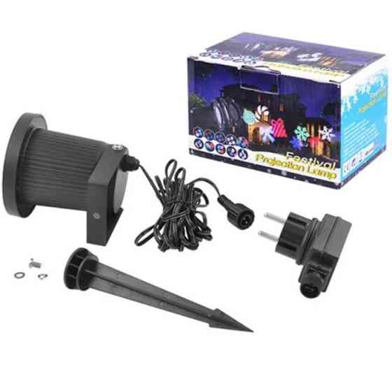 Лазер диско фонарь новогодний 326-1 (1 изображение) проектор Винница