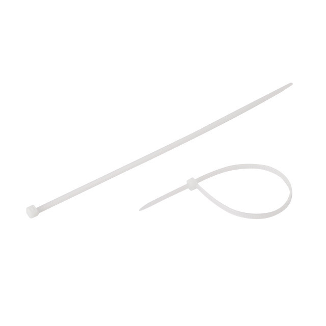 Хомут пластиковий, 3,6×200 мм, 100 шт/упак, білий INTERTOOL TC-3620 Київ - фото 3