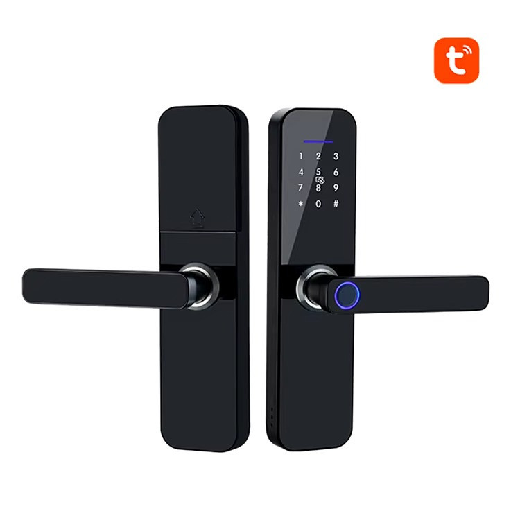 Умный дверной замок с Wi-Fi кодовый KHS-F005, с ключ-картой и отпечатком пальца Каменец-Подольский - изображение 2