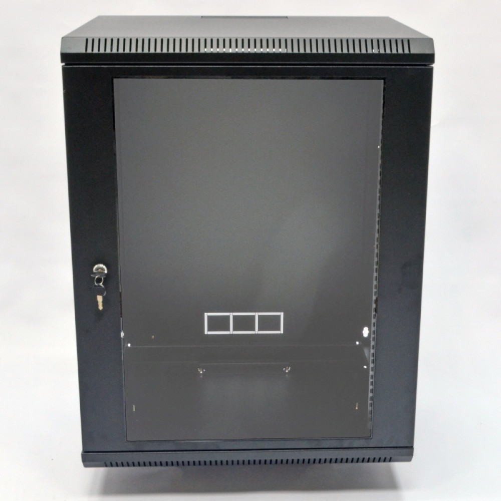 Шафа серверна CMS 15U 600 х 500 х 773 UA-MGSWA155B для мережевого обладнання Київ - фото 3