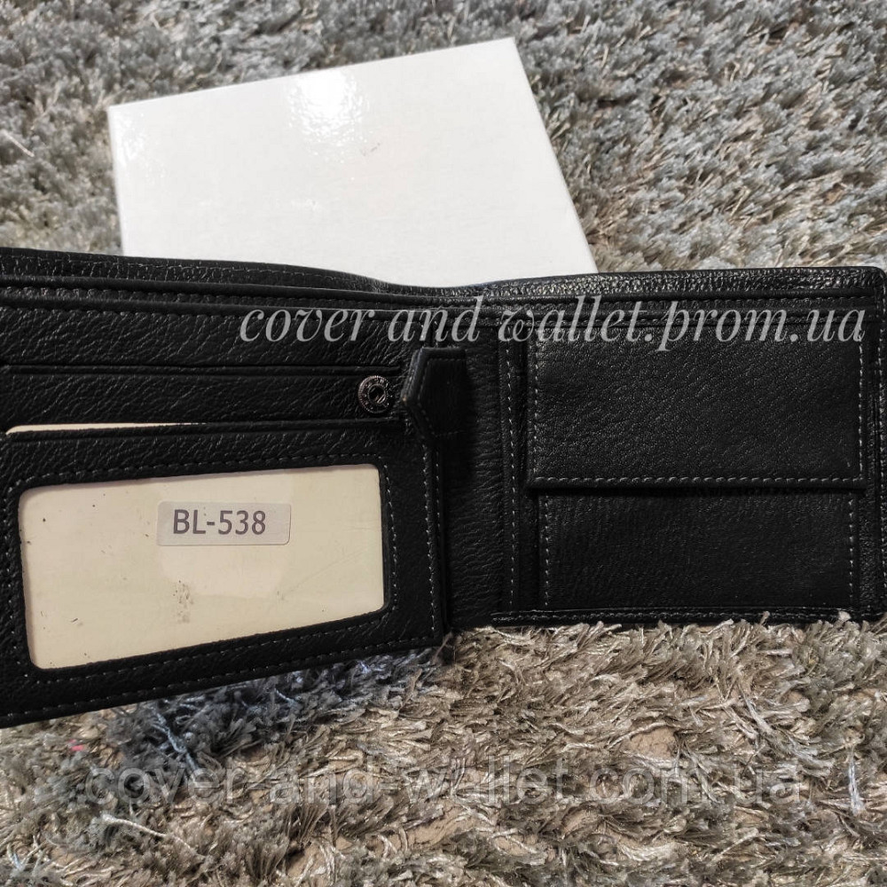 Солідний чоловічий гаманець для грошей і документів з натуральної шкіри MD 538 Київ - фото 9