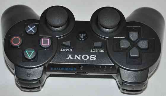 Беспроводной Джойстик/Геймпад для Sony PS3/PC DualShock 3/пс3/ черный Харьков