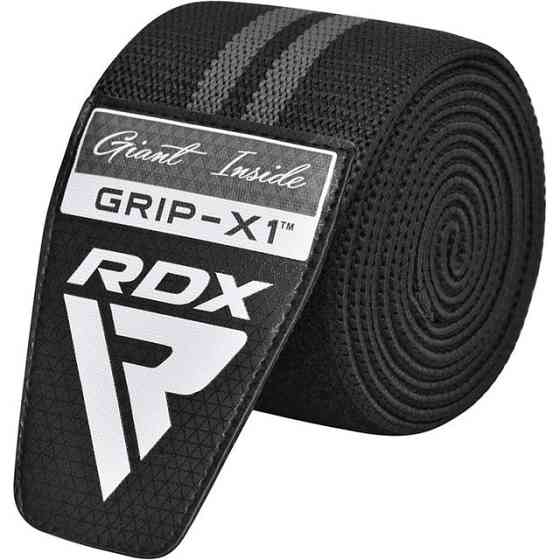 Бинти на коліна RDX KR11 GYM Knee Wrap Black/Grey Каменское
