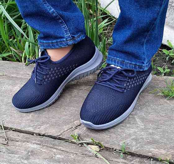 -Кроссівки Зимові Сині Жіночі з Мехом (розміри: 37,38,39,40) - 206 Дніпро