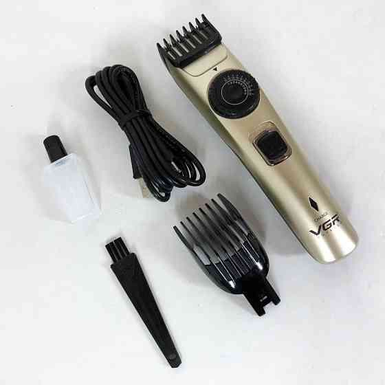 Машинка для стрижки з насадками бездротова VGR V-031, Бездротовий тример для стрижки волосся FG-55 Київ