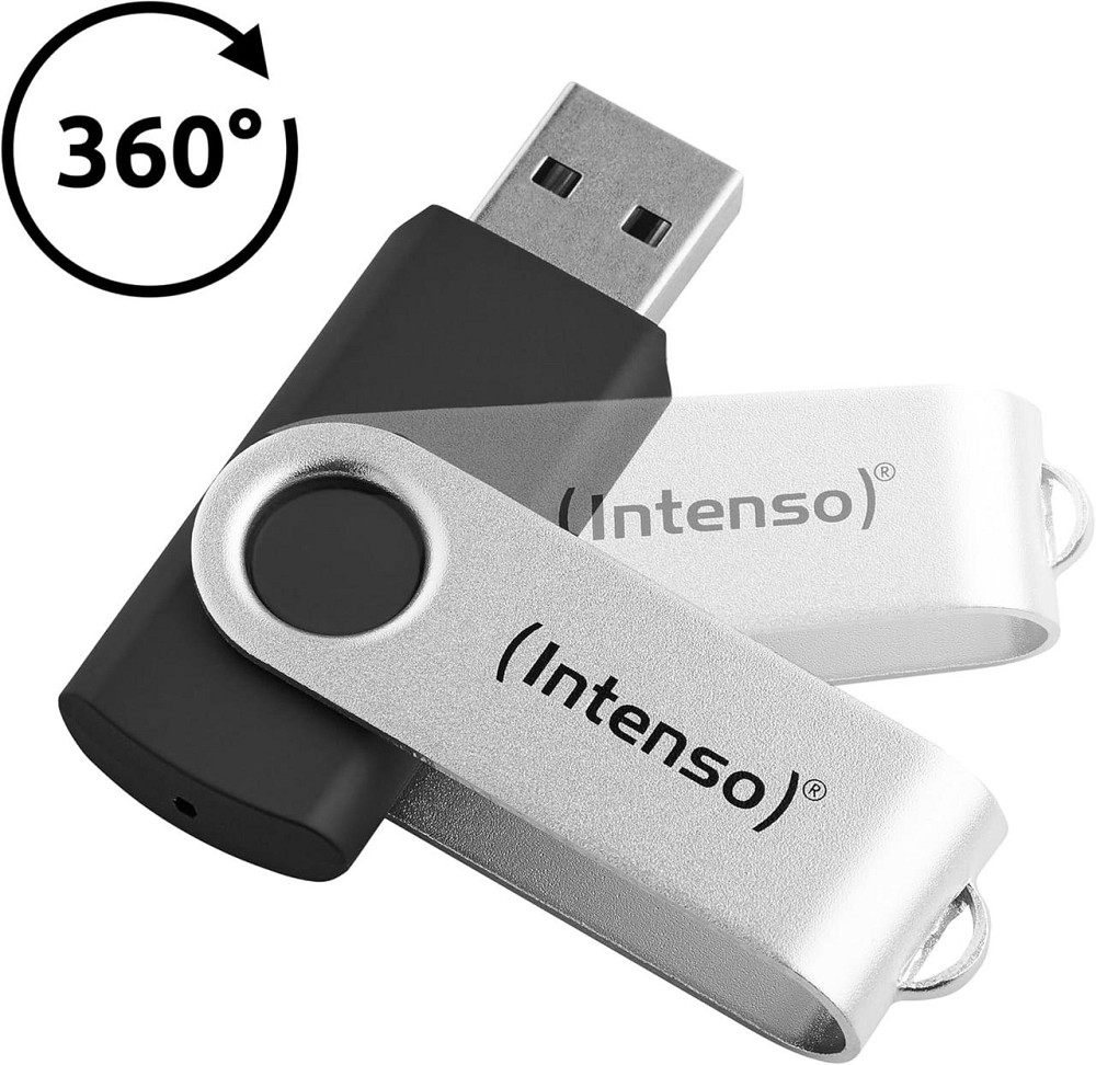 Флешка Intenso Office Line 5×64 ГБ розовий USB 3.2 Gen1 до 70 МБ/с металлическая подвеска этикетки Киев - изображение 6
