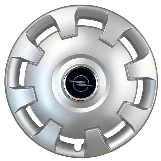 Автомобільні модельні ковпаки R15 Opel NEW 302 4шт, SJS, сріблясті Київ