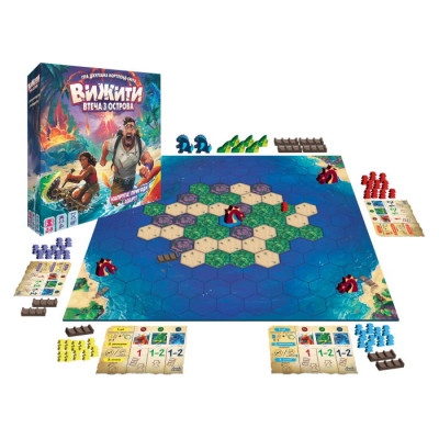 Настільна гра Games 7 Days Вижити. Втеча з Острова (Survive: Escape from Atlantis!) (укр.) (ZYGSTI01UA) Вінниця - фото 2