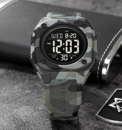 Часы мужские наручные спортивные Skmei 2160 (Серый камуфляж) Киев