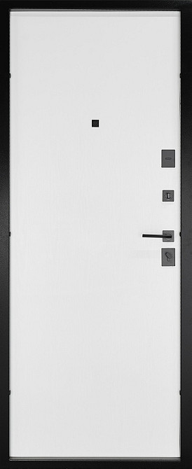 Входная дверь Abwehr Megapolis MG3 Sunset 554 Черная шагрень + Белый супермат 860*2050 мм Киев - изображение 2