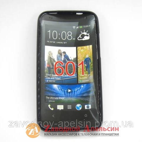 HTC Desire 601 защитный чехол Cover black Одесса - изображение 2
