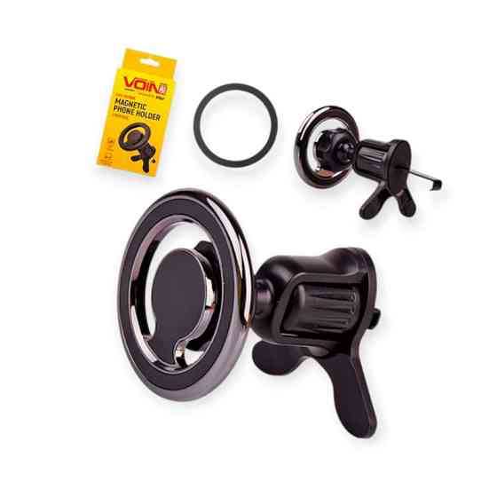 Подставка под телеф магнит на дефлектор с шарниром + вставка телефон, планшет UHV-2679BK Мукачево