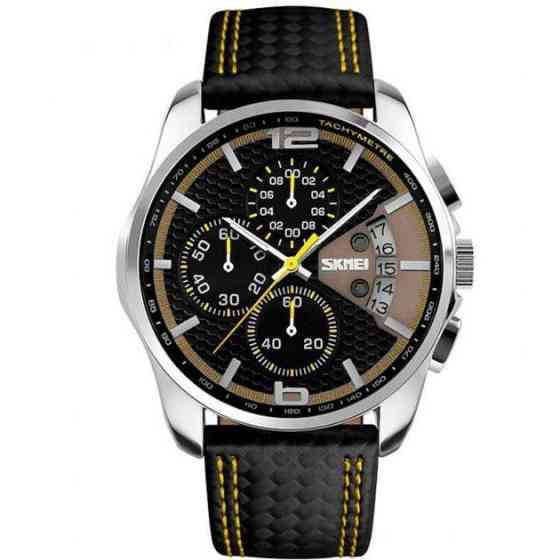 Мужские часы Skmei 9106 Spider Желтый Киев
