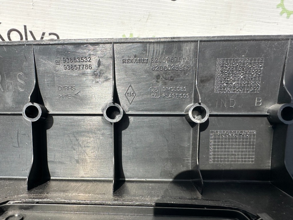 Накладка порога передня права Renault Trafic II 2001-2014 (8200967010) Ковель - фото 3