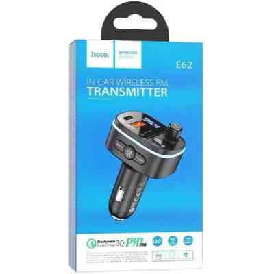 FM модулятор HOCO E62, Black, Box Вінниця