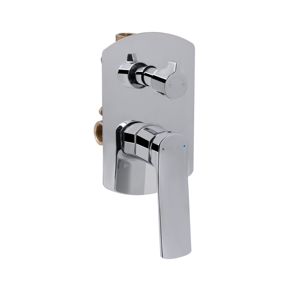 Душевая система универсальная Qtap Slavonice скрытого монтажа на два потребителя QTSLA113CRM45898 Chrome Киев - изображение 4