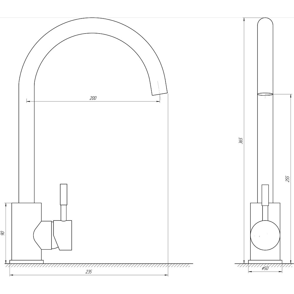 Змішувач для кухні MixMIRA ALPEN MS1-203S Тернополь - изображение 5