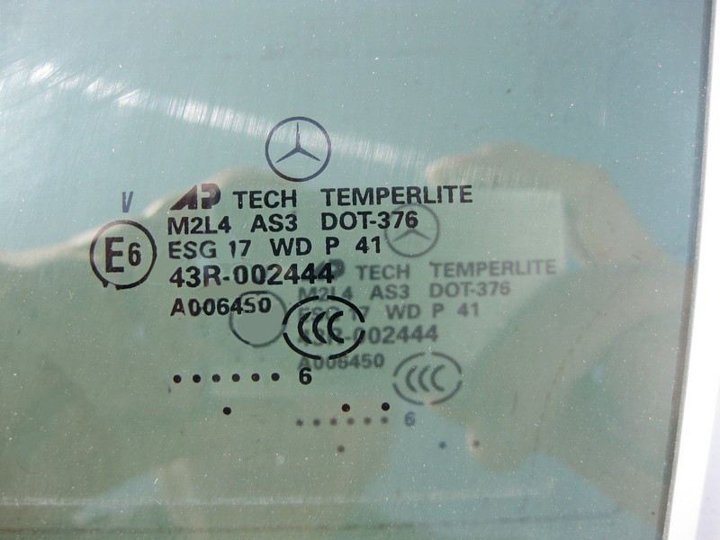 Mercedes-Benz  A1647350710 43R-002444 Скло тоноване задніх лівих дверей ML W164 Одеса - фото 2