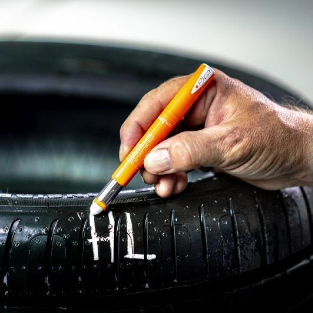 Маркер водо-термостійкий PICA GEL Signal marker білий 2-8 мм Одеса - фото 6