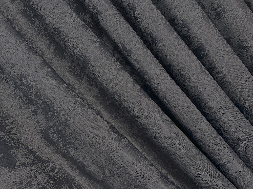 Комплект готових штор VR-Textil Жакард Sultan YL № 1211ш Графітовий 100х270 см 2 шт (31-596) Київ - фото 14