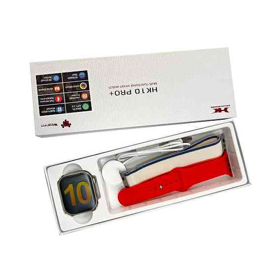 Смарт-годинник HK 10 Pro Plus 46 мм, красный Киев