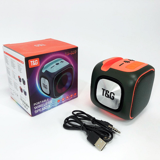Bluetooth колонка с функцией радио TG359, Громкая блютуз колонка, Блютуз колонка с флешкой TY-193 и радио Киев - изображение 4