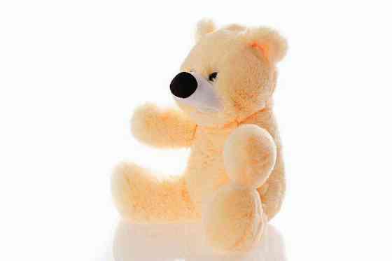 Плюшевый мишка Алина Бублик 55 см персиковый Киев