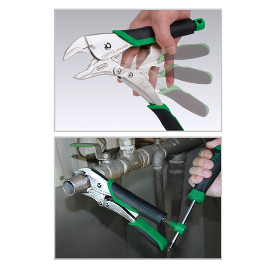 Клещи с фиксатором и кусачками TOPTUL 250мм Pro-Series DMAQ2210 Одесса - изображение 2